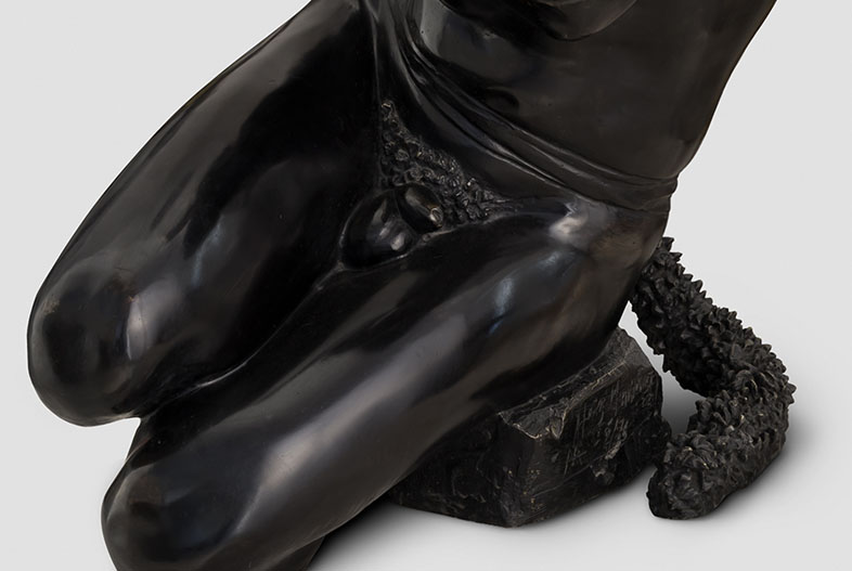 Nereida (2021). Bronce a la cera perdida, 102 x 45 x 65 cm 