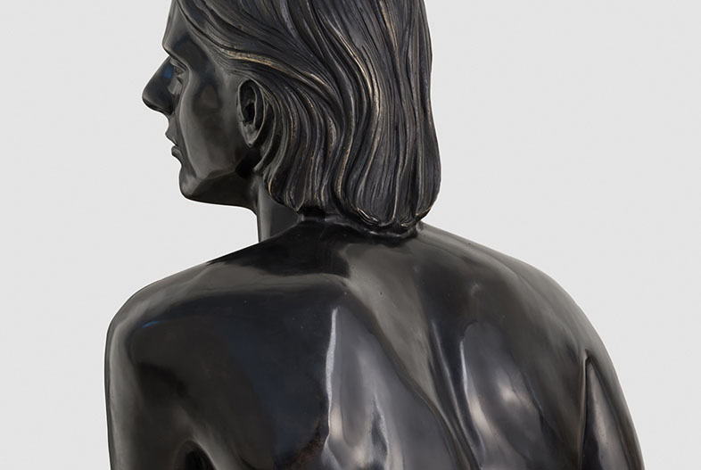 Nereida (2021). Bronce a la cera perdida, 102 x 45 x 65 cm 