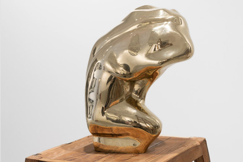 Figura 5 (2024). Bronce a la cera perdida, 35 x 25 x 13 cm