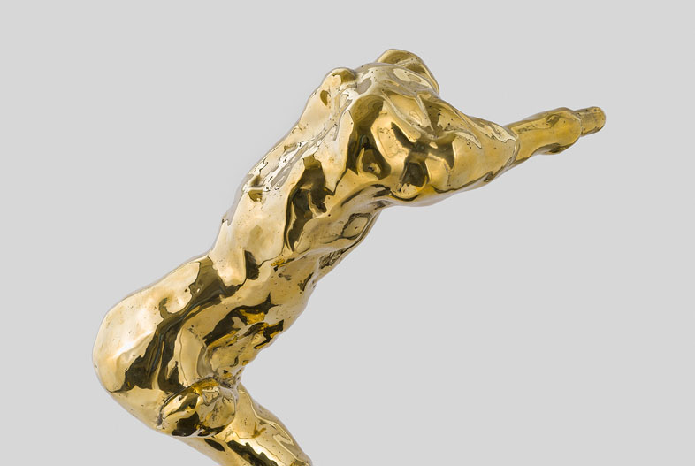 Juan (2022). Bronce a la cera perdida, 63 x 29 x 49 cm