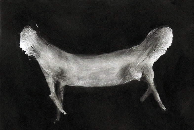 [untitled] (2013). Graphite and charcoal on paper