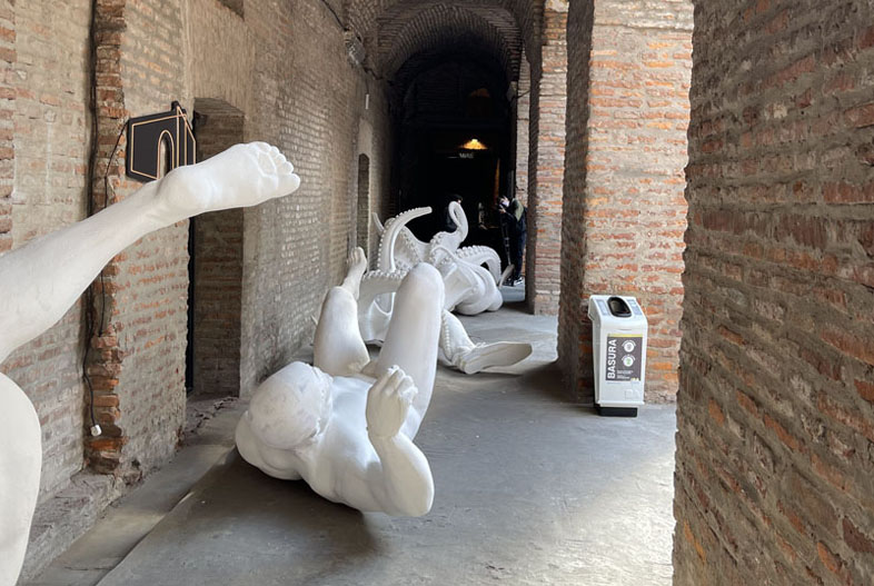 La piedad de las estatuas. Creation process.