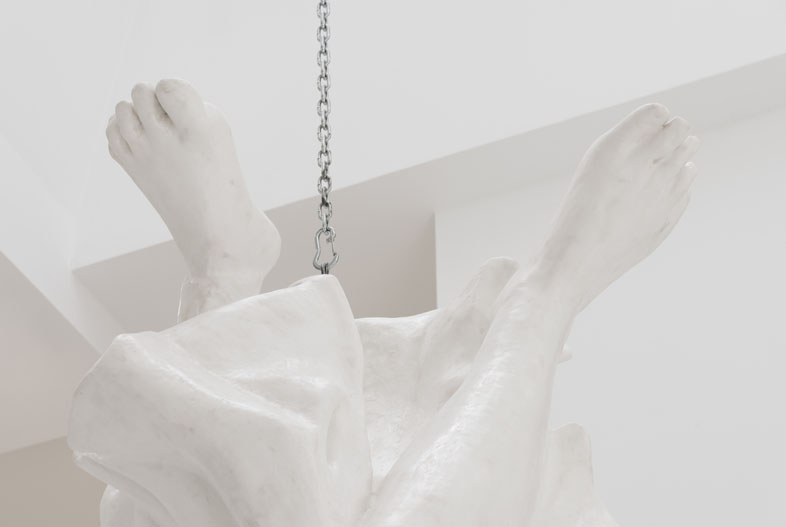 Republic (2019). Wax, plaster, and expanded polystyrene, 400 x 200 x 100 cm